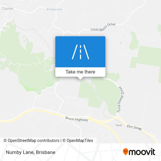 Numby Lane map