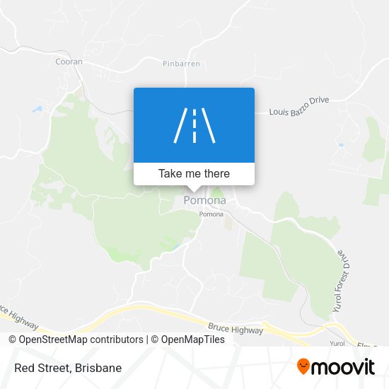 Red Street map