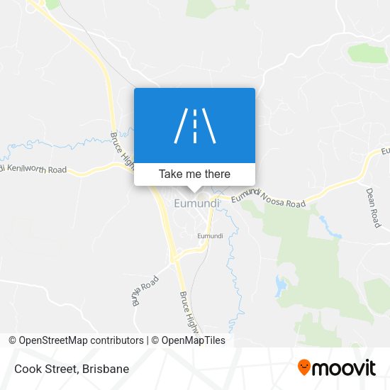 Cook Street map