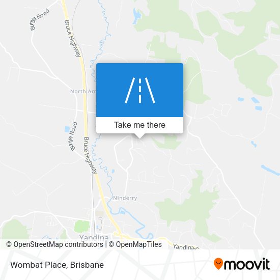 Wombat Place map