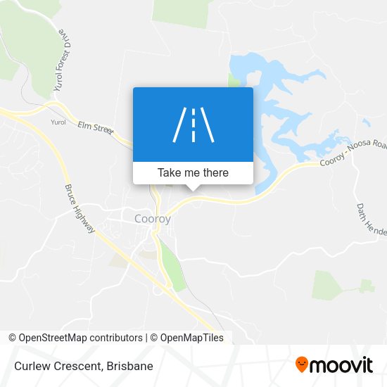 Curlew Crescent map