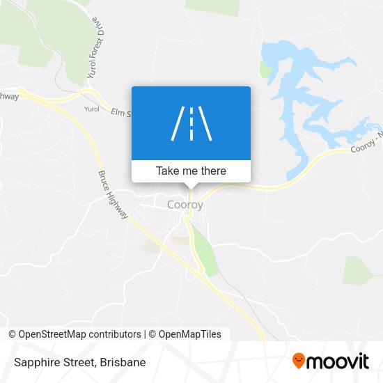 Sapphire Street map