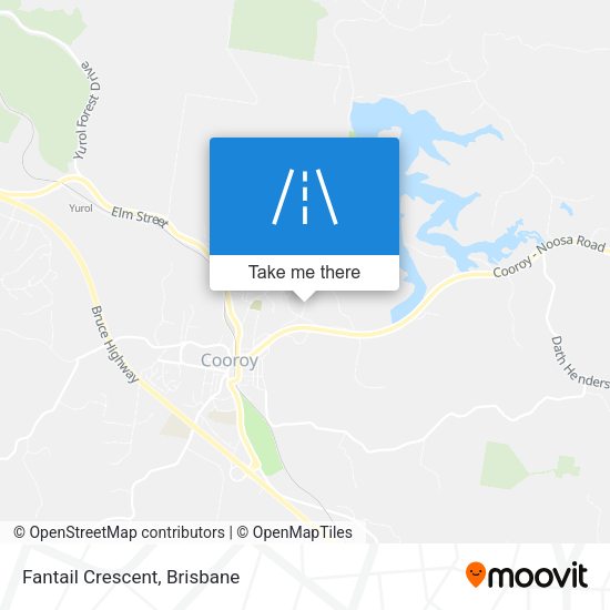 Fantail Crescent map