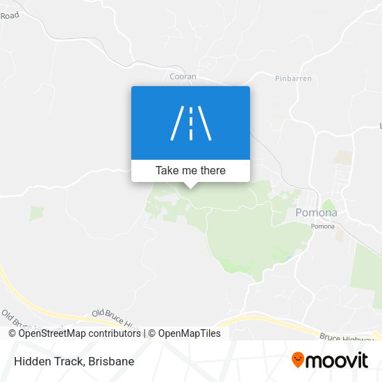 Hidden Track map