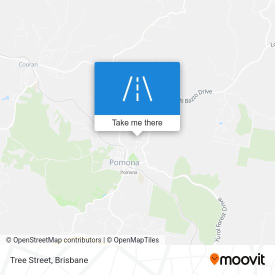 Tree Street map