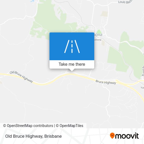 Old Bruce Highway map