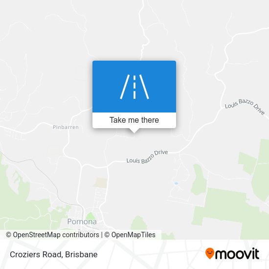 Croziers Road map