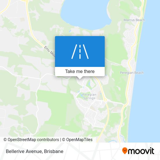 Bellerive Avenue map