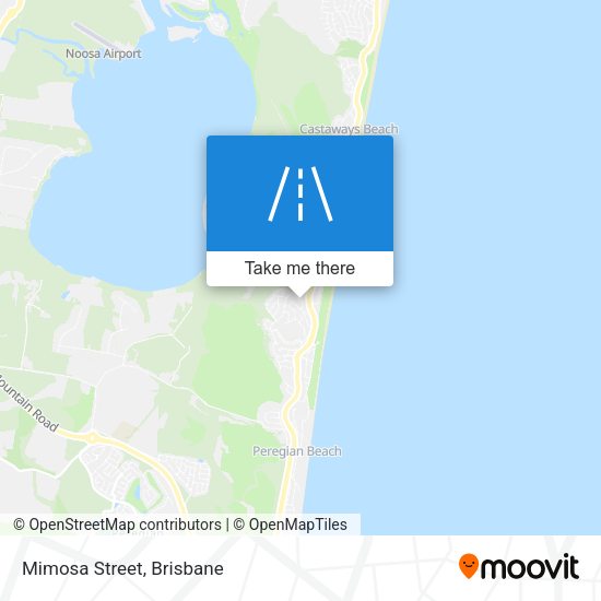 Mimosa Street map