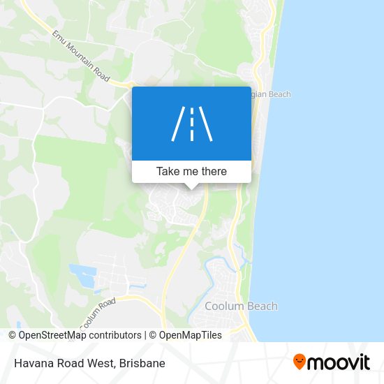 Havana Road West map