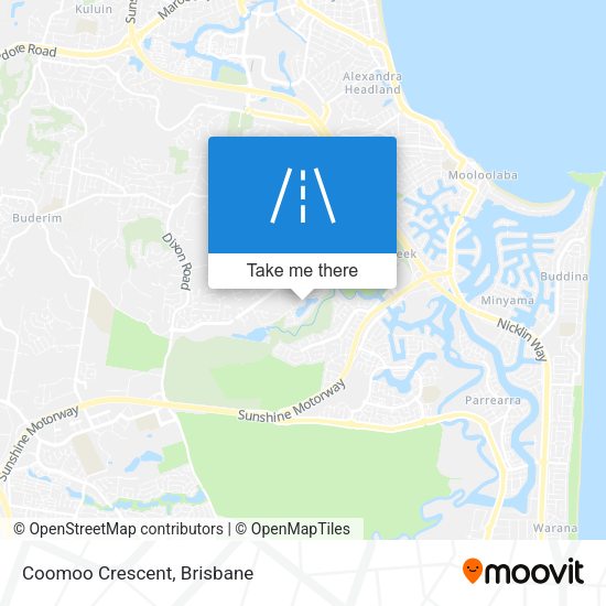 Coomoo Crescent map