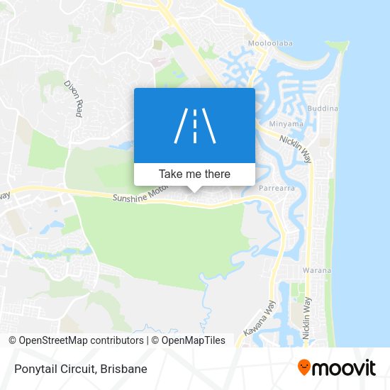 Ponytail Circuit map