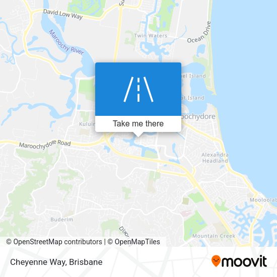 Cheyenne Way map