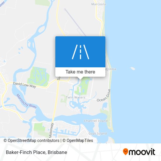 Baker-Finch Place map