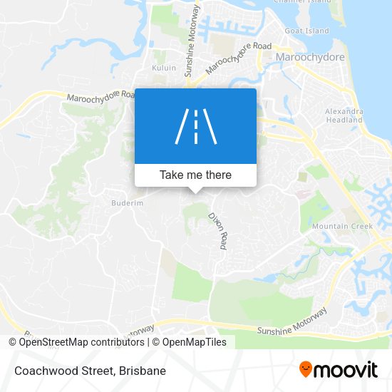 Coachwood Street map