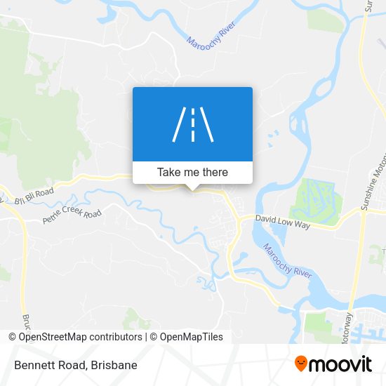 Bennett Road map