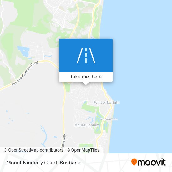 Mount Ninderry Court map