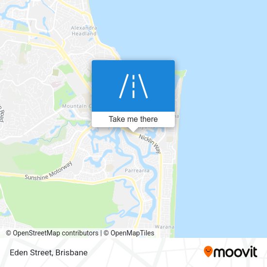 Eden Street map