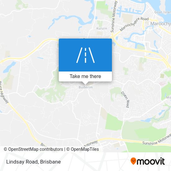 Lindsay Road map