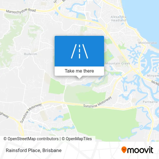 Mapa Rainsford Place