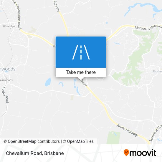 Chevallum Road map