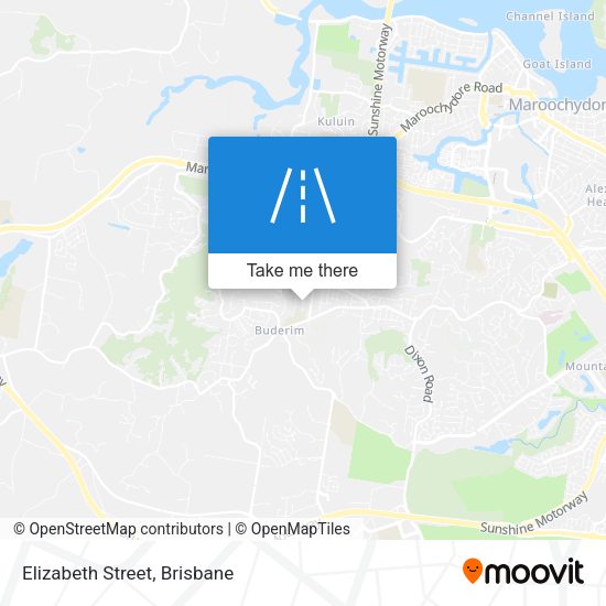 Elizabeth Street map