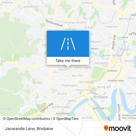 Jacaranda Lane map