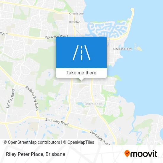 Mapa Riley Peter Place