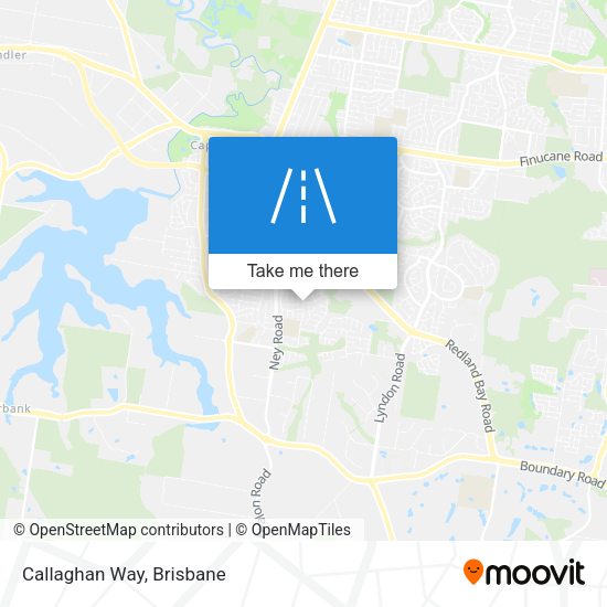 Callaghan Way map