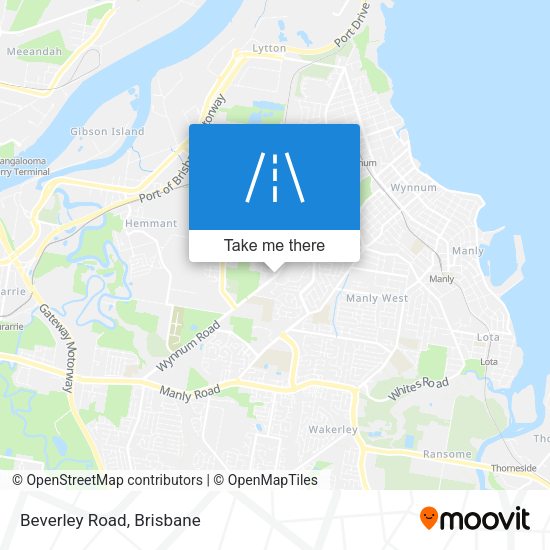 Beverley Road map