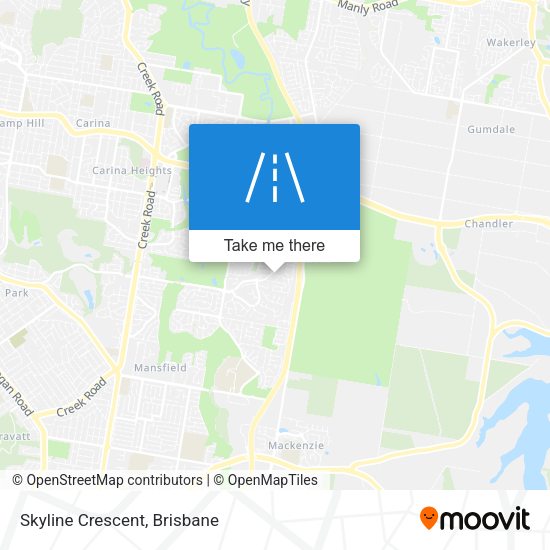 Skyline Crescent map