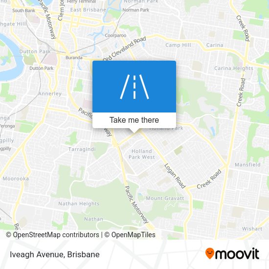 Iveagh Avenue map
