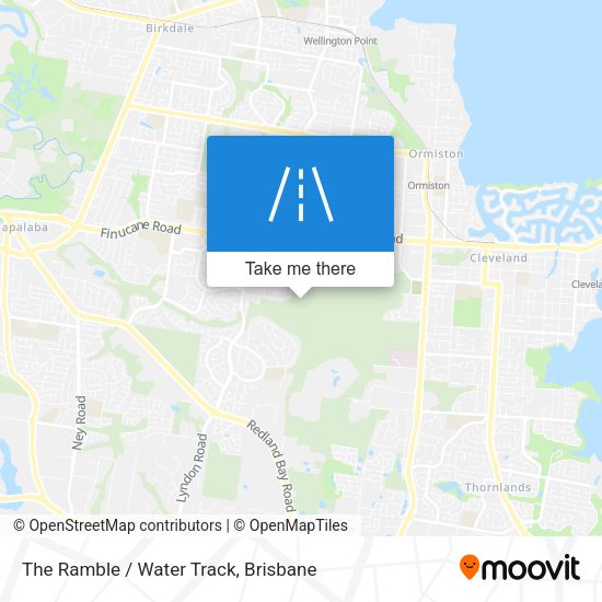 The Ramble / Water Track map