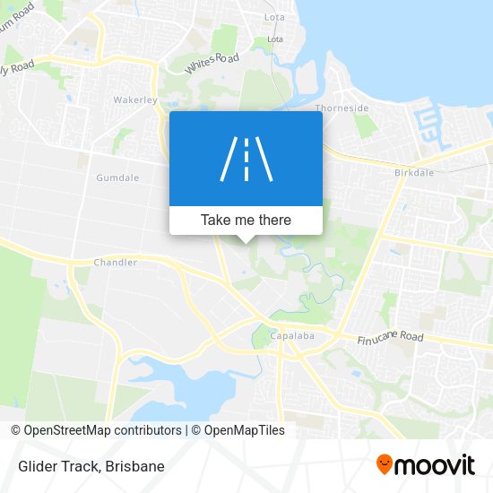 Glider Track map