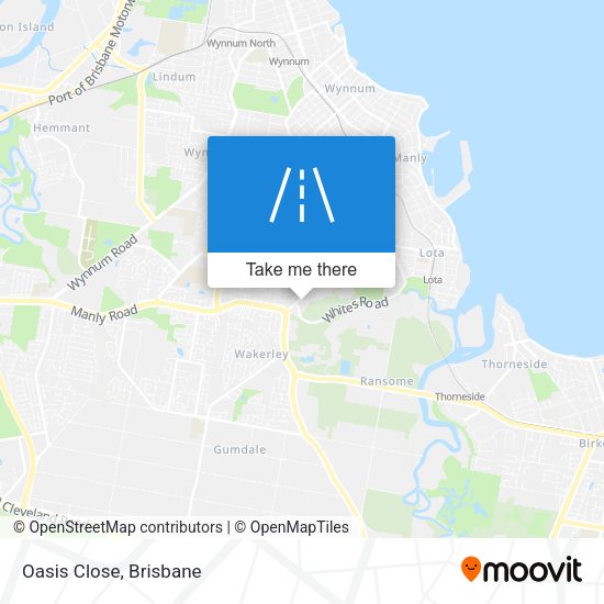 Oasis Close map