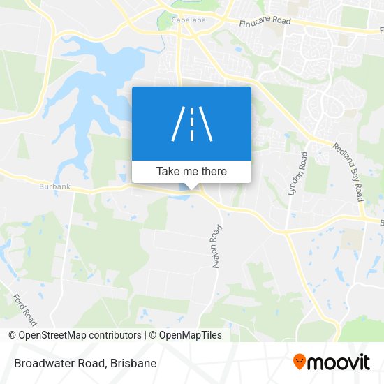 Broadwater Road map