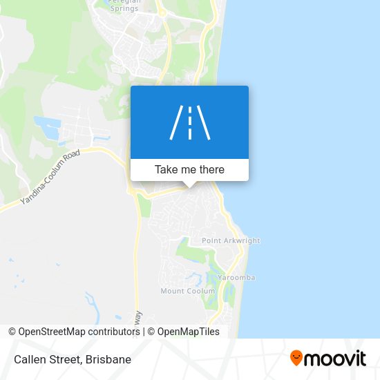Callen Street map