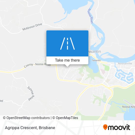 Agrippa Crescent map
