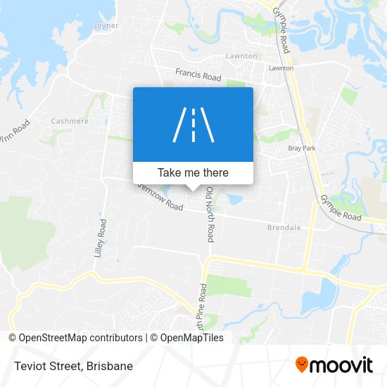 Teviot Street map