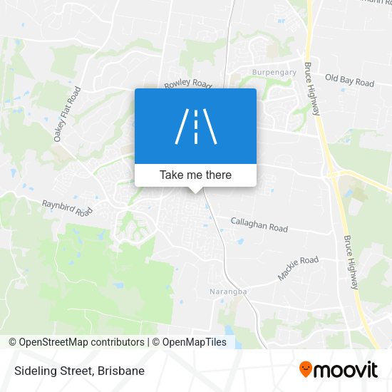 Sideling Street map