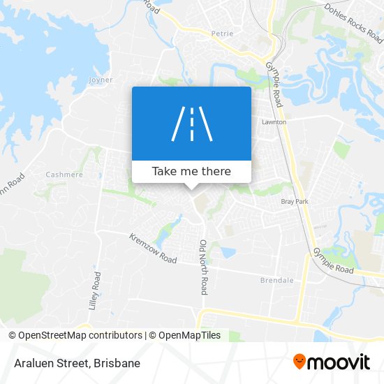 Araluen Street map