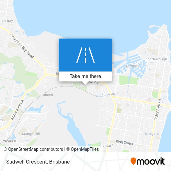 Sadwell Crescent map