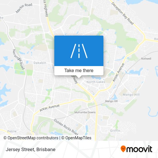 Jersey Street map