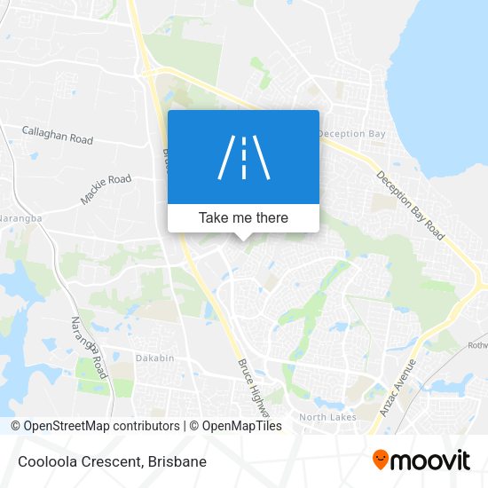Cooloola Crescent map