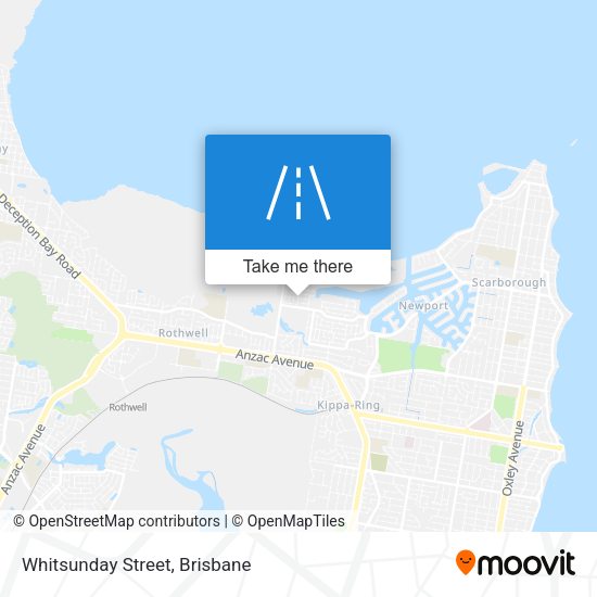 Whitsunday Street map