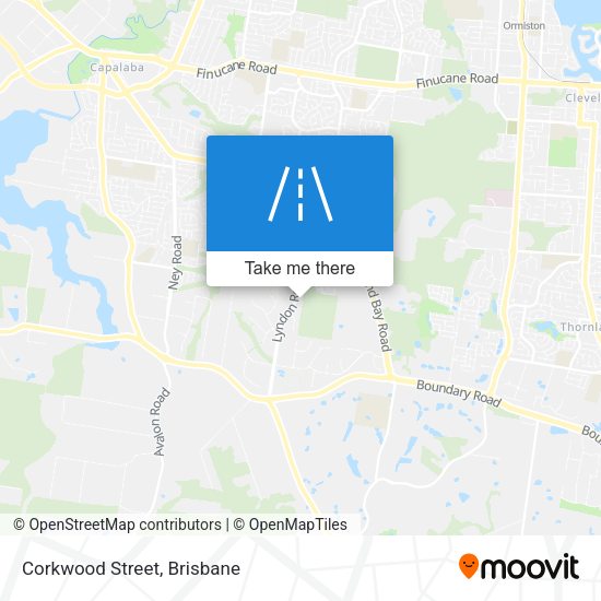 Corkwood Street map