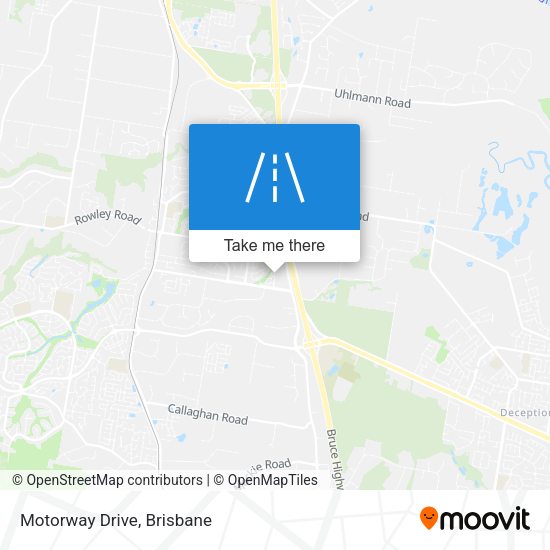 Motorway Drive map
