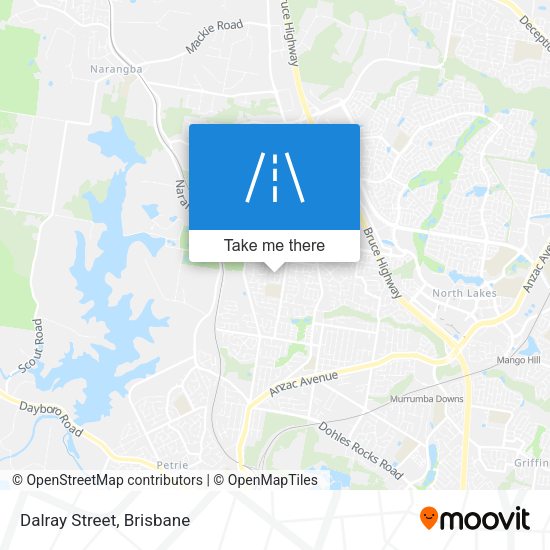 Dalray Street map