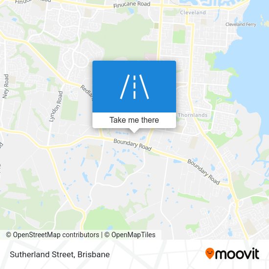 Sutherland Street map