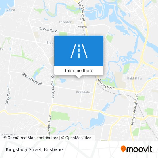 Kingsbury Street map